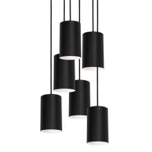 AFX Lighting, Inc. TYKP04MBBKRND6 - Tyke 6 Light Round Pendant