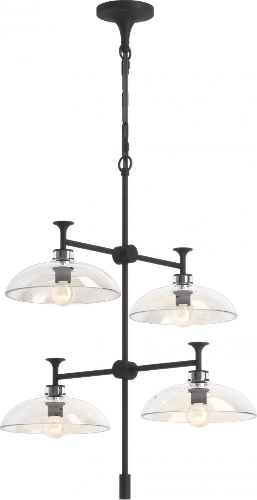 Tone 24 In. Four-Light Chandelier