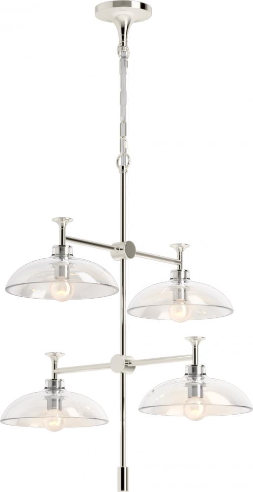 Tone 24 In. Four-Light Chandelier