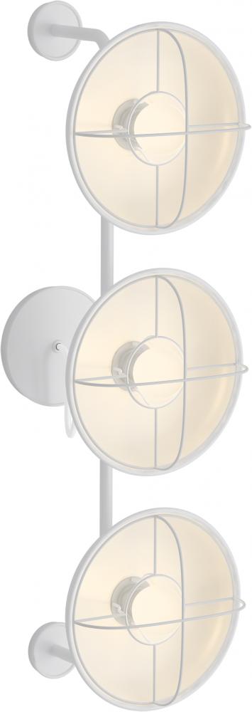 MODERN FARM 3 LIGHT SCONCE