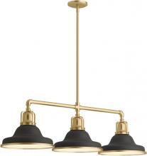 Kohler Lighting 32292-CH03-BML - HAUKSBEE™ 3 LIGHT LINEAR CHANDELIER