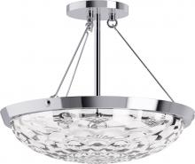 Kohler Lighting 29374-SF03B-CPL - ARENDELA® 3 LIGHT SEMI FLUSH MOUNT