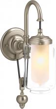 Kohler Lighting 72581-BV - ARTIFACTS™ SINGLE ADJUSTABLE SCONCE