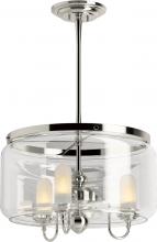 Kohler Lighting 22656-CH03-SNL - ARTIFACTS® 3 LIGHT CHANDELIER - DRUM