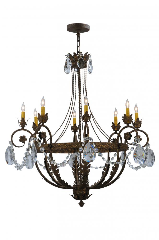 39"W Antonia 8 LT Chandelier