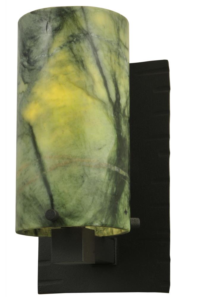 4.5"W Cilindro Jadestone Wall Sconce