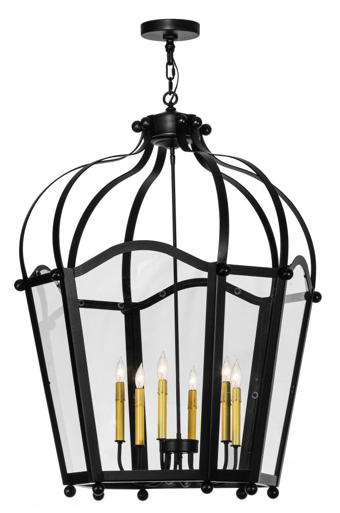 32"W Citadel 6 Light Pendant