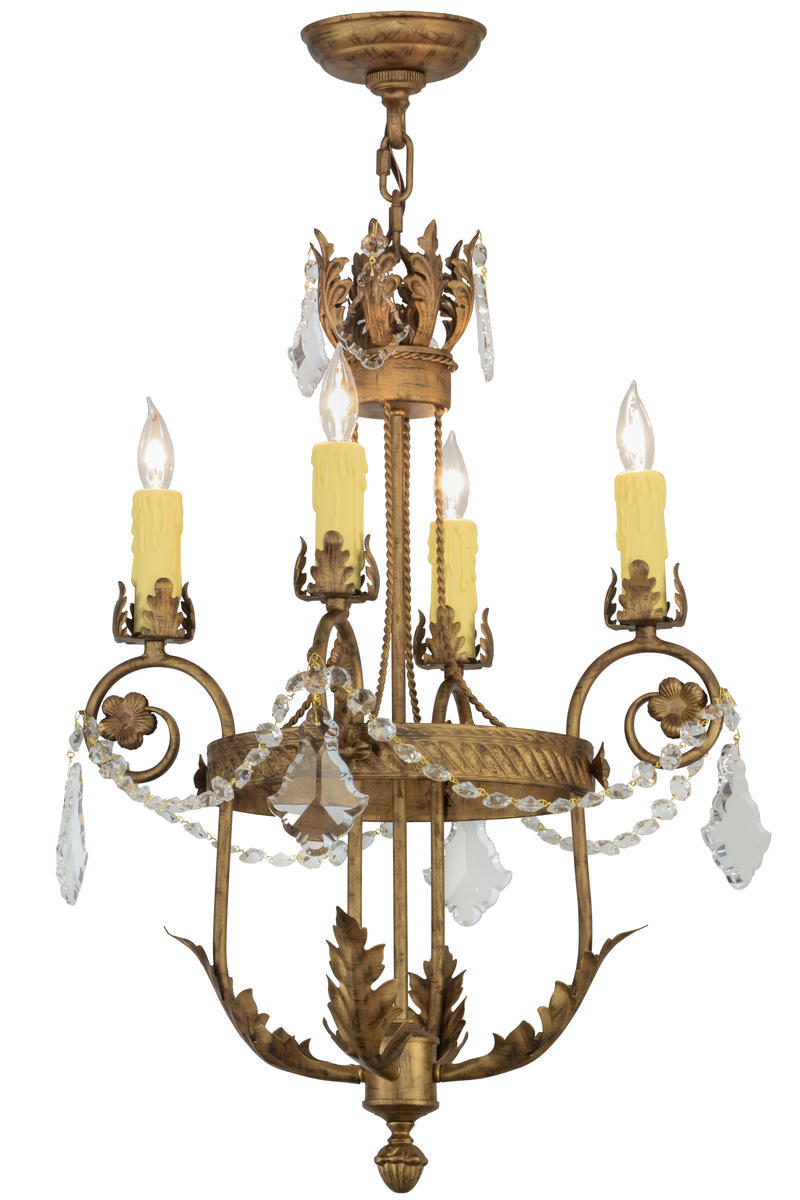 18"W Antonia 4 LT Chandelier