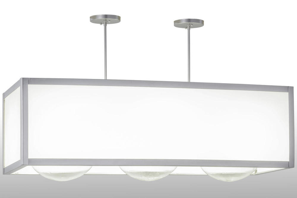 44"L Quadrato Convex 3 LT Oblong Pendant