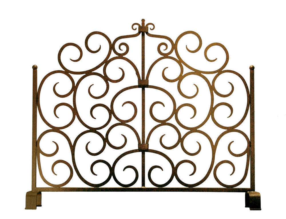 42" Wide Scroll Tempest Fireplace Screen