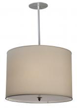 2nd Avenue Designs White 113850 - 24" Wide Cilindro Textrene Pendant