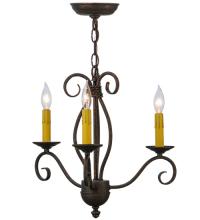 2nd Avenue Designs White 115226 - 18"W Sienna 3 LT Chandelier