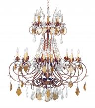 2nd Avenue Designs White 115456 - 42" Wide Minuet 16 Light Chandelier