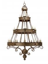 2nd Avenue Designs White 116981 - 78" Wide Avila 24 Light Three Tier Chandelier