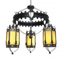 2nd Avenue Designs White 117418 - 54" Wide Valhalla 3 Light Chandelier