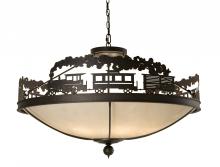 2nd Avenue Designs White 146478 - 48" Wide Train Inverted Pendant