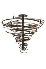 2nd Avenue Designs White 158869 - 48"W Cyclone 14 LT Chandelier