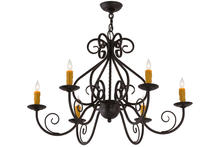 2nd Avenue Designs White 160446 - 36" Wide Jenna 6 Light Chandelier