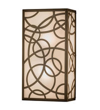 2nd Avenue Designs White 197402 - 9" Wide Fizz Deco Wall Sconce