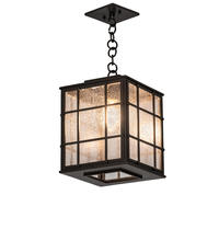 2nd Avenue Designs White 234526 - 10" Square Pontrefract Lantern Mini Pendant