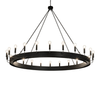 2nd Avenue Designs White 236053 - 96" Wide Tulin Chandelier