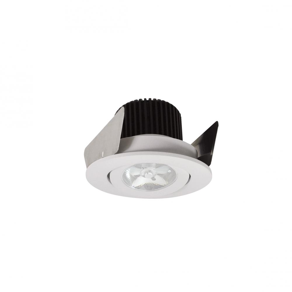 2" Iolite LED Round Adjustable Gimbal, 10-Degree Optic, 800lm / 12W, 4000K, White Finish