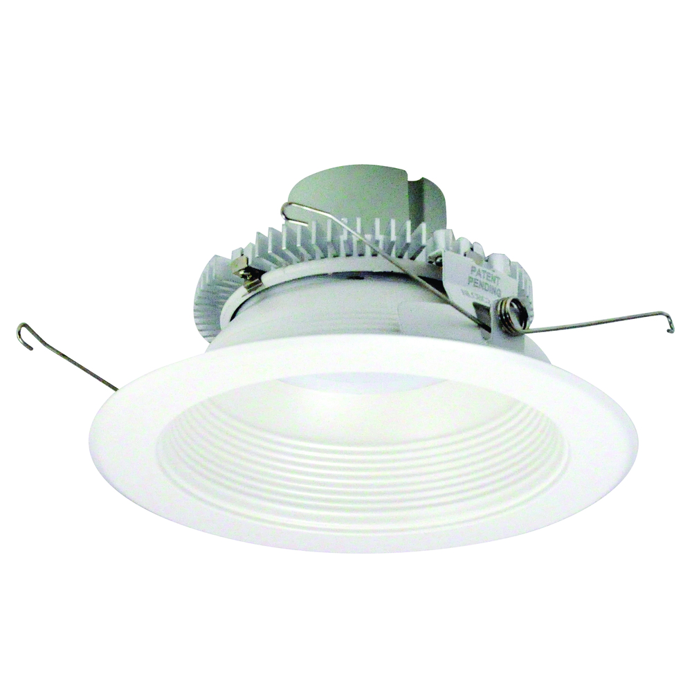 6" Cobalt Click LED Retrofit, Baffle, 1000lm / 12W, 2700K, White Baffle / White Flange