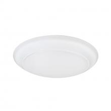 Nora NLOPAC2-R6509T2450W - 6" AC Opal LED Surface Mount, 1100lm / 16.5W, 5000K, White finish