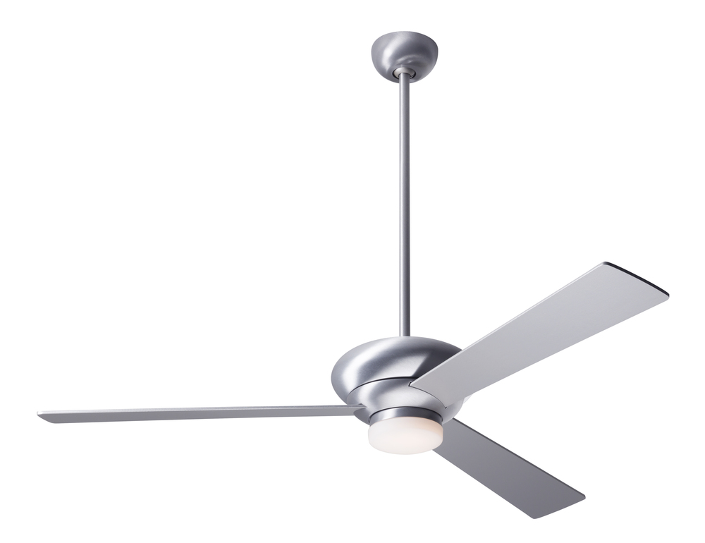 Altus Fan; Brushed Aluminum Finish; 42" White Blades; 17W LED; Fan Speed and Light Control (3-wi