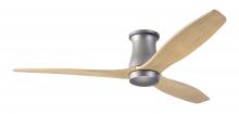 Modern Fan Co. ARB-FM-GT-54-MP-NL-WC - Arbor Flush DC Fan; Graphite Finish; 54" Maple Blades; No Light; Wall Control