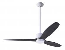 Modern Fan Co. ARB-GW-54-EB-NL-WC - Arbor DC Fan; Gloss White Finish; 54" Ebony Blades; No Light; Wall Control