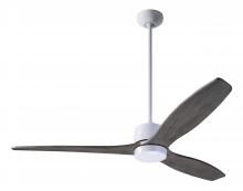 Modern Fan Co. ARB-GW-54-GY-NL-WC - Arbor DC Fan; Gloss White Finish; 54" Graywash Blades; No Light; Wall Control