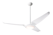 Modern Fan Co. IC3-GW-56-WH-570-WC - IC/Air (3 Blade ) Fan; Gloss White Finish; 56" White Blades; 20W LED; Wall Control