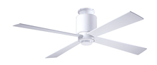 Modern Fan Co. LAP-FM-GW-50-WH-NL-002 - Lapa Flush Fan; Gloss White Finish; 50" White Blades; No Light; Fan Speed and Light Control (3-w