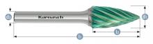 Karnasch - mascoutechca FR 116096.040 - Fraise en carbure de tungstène - GREEN-TEC