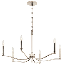 Kichler 52695PN - Chandelier 6Lt