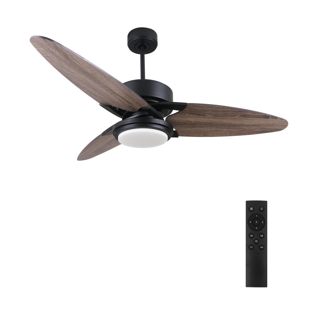 Maddox 52'' Ceiling Fan with Remote, Light Kit Included