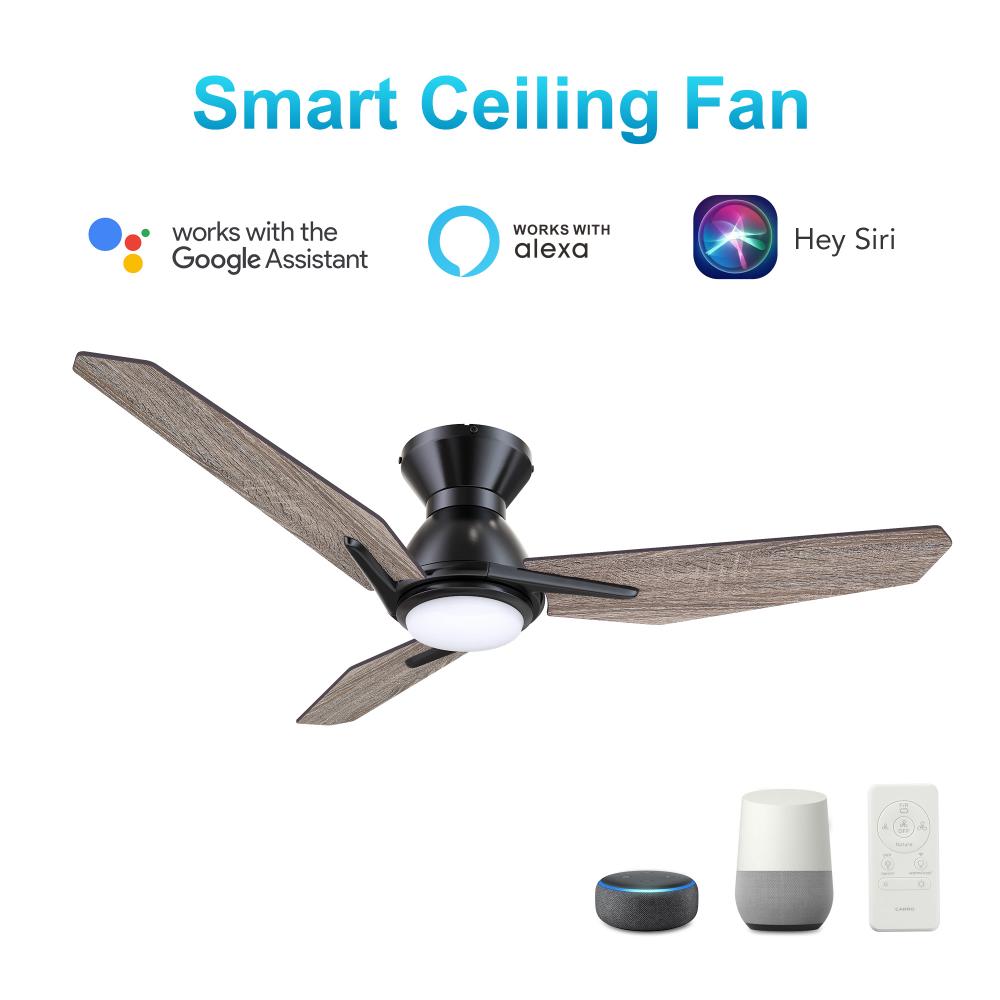 Calen 44-inch Smart Ceiling Fan with Remote, Light Kit Included, Works with Google Assistant, Amazon