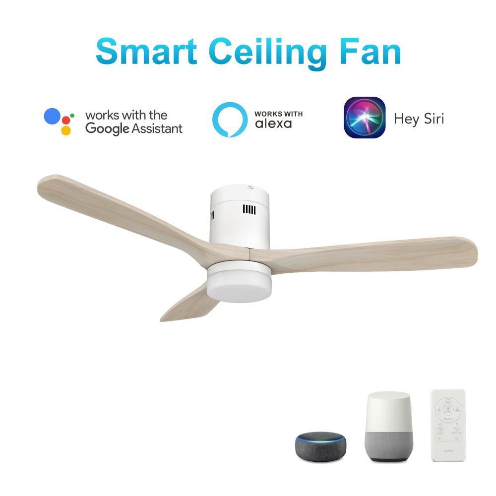 Labelle 52'' Smart Ceiling Fan with Remote, Light Kit Included?Works with Google Assistant a