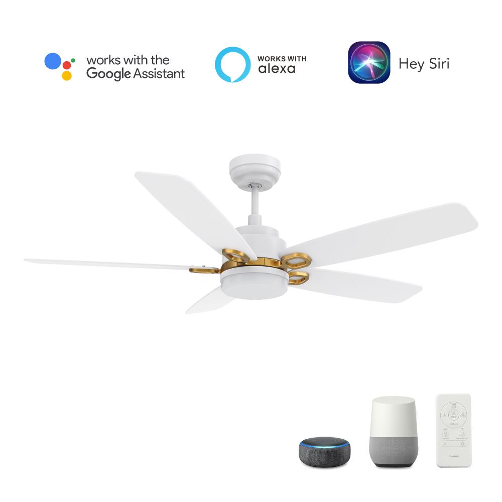 Peyton 52'' Smart Ceiling Fan with Remote, Light Kit Included?Works with Google Assistant an