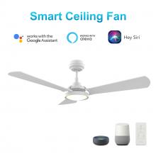 Carro USA VS523B3-L22-W1-1 - Brisa 52-inch Smart Ceiling Fan with Remote, Light Kit Included, Works with Google Assistant, Amazon