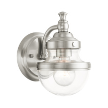 Livex Lighting 17411-91 - 1 Lt Brushed Nickel Wall Sconce