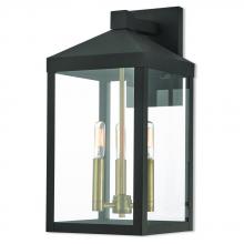 Livex Lighting 20584-07 - 3 Lt BZ Outdoor Wall Lantern