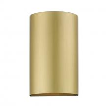 Livex Lighting 22061-32 - 1 Light Satin Gold Outdoor / Indoor ADA Small Sconce