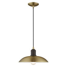 Livex Lighting 41193-01 - 1 Lt Antique Brass Mini Pendant