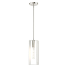 Livex Lighting 45951-91 - 1 Lt Brushed Nickel Pendant