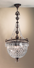 Classic 55534 OX CBK - Four Light Bronze Down Pendant