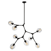 Artcraft JA14028VB - Organic 8-Light Chandelier