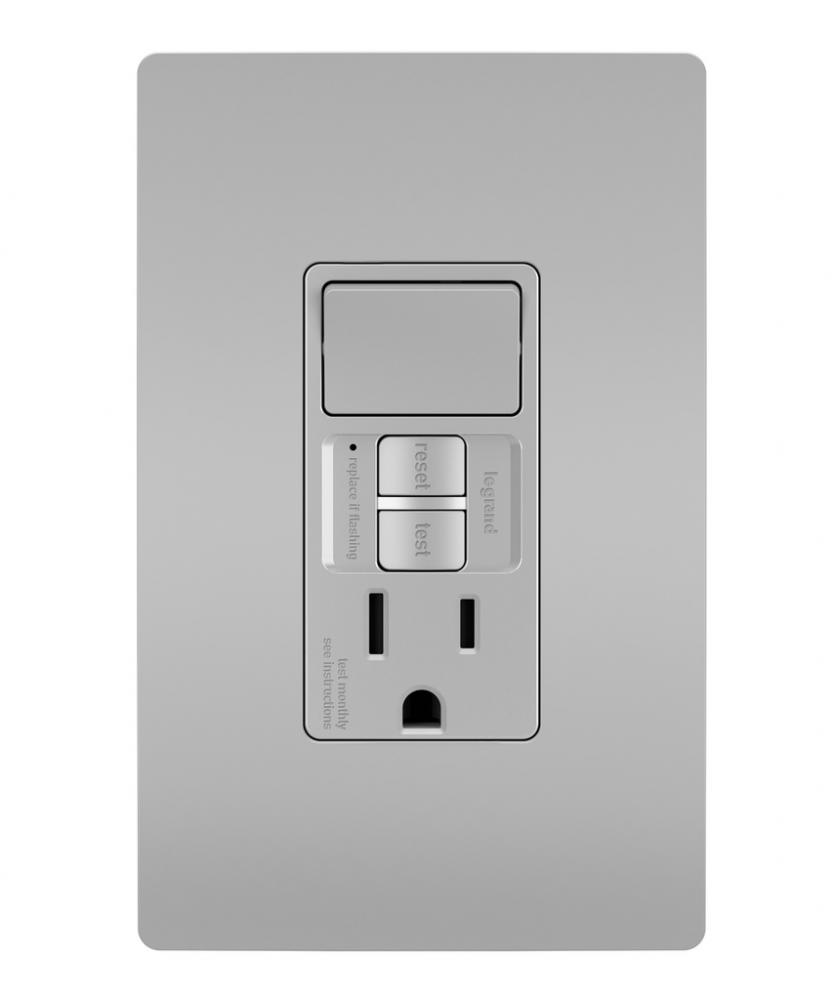 radiant? Combination Single Pole Switch and Tamper-Reistant 15A Duplex Self-Test GFCI Receptacles