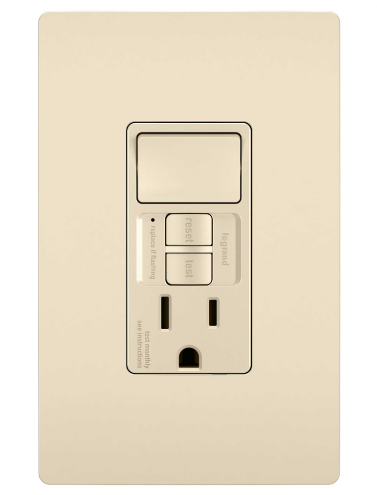 Self-Test GFCI REC/SW TR 15A 125V LA